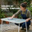 Outsunny Muebles de Jardín Gris 112 x 73 x 74 cm 4