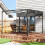 Outsunny Pérgola Gris 300 x 300 x 227 cm 2