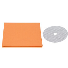 Carbonfaser 0,2 mm CD DVD Stabilisierungsscheibe Tuning-Matte 12 cm Weiß