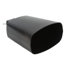 Metallene Kuhglocke Rassel mit Stock Hand Percussion 10 cm für Schlagzeugset