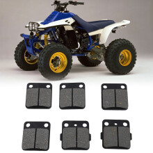 6pcs Metal Brake Pads Set for Warrior 350 YFM350 1989-2004 Front/Rear