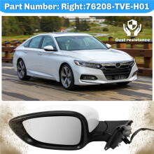 Rearview Mirror Assembly Exterior Door Side Wing Mirror for  Accord CV1 2018-2022 Right 76208-TVE-H01