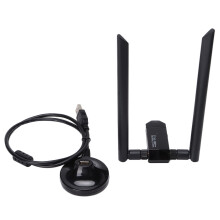 1200Mbps Long Range Dual Band Wireless USB WiFi Adapter for Desktop PC