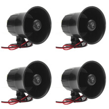 4X 12V 20W Car Truck RV Air Electric Siren Horn Speaker Van PA Loud Sound Alarm
