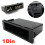 Universal Car Double 1 Din Dash Cup Holder Storage Box Plastic for Stereo Radio 6