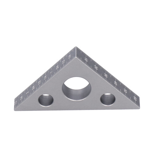 Alloy Triangular Ruler Thickened Aluminum for Woodworking Height & Angle Tools 1