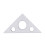 Alloy Triangular Ruler Thickened Aluminum for Woodworking Height & Angle Tools 13