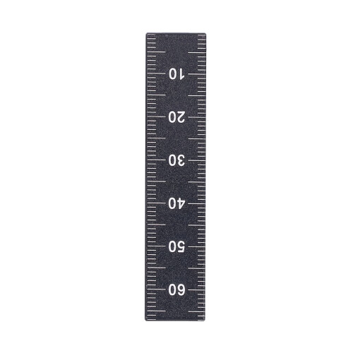 45 Aluminum Alloy Triangle Ruler, 15mm Thickness, Black 2