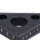 45 Aluminum Alloy Triangle Ruler, 15mm Thickness, Black 6