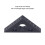 45 Aluminum Alloy Triangle Ruler, 15mm Thickness, Black 11