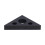 45 Aluminum Alloy Triangle Ruler, 15mm Thickness, Black 4