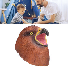 Realistischer Weißkopfseeadler-Handpuppe mit beweglichem Mund – interaktives Vogelspielzeug
