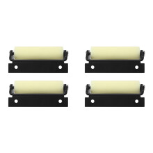 RV Slide Out Roller Kit J-36 for Lippert RV Slides Nylon Roller,Solid Steel Plate 276288 (4 Pack)