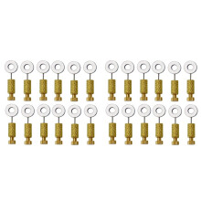 24Pcs DIY Tools Handmade Leather Goods Tools Suture Fixing Needle Leather Goods Fixed Needle Stitching 0-6mm