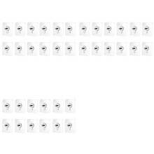 36PCS Drill Free Adhesive Hooks,Upgraded Picture Hangers Without Nails,Nail Free Wall Hangers for Kitchen, Bathroom