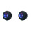 2X   Speaker Shower Waterproof Handsfree Loudspeaker with LED Lights Suction Cup Mic 2