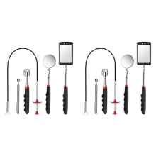 10 Pièces Aimant Télescopique Pick Tool Set Outil à Griffe Extensible Pliable Ressort Télescopique pour la Maison Évier Draine Cuisine