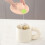 Set mit 6 Tassendeckeln im niedlichen Katzen-Design mit 5