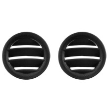 2X Car Dashboard Right Side A/C Air Conditioner Air Vent Outlet Grille Cover for C-Class W204 2007-2010