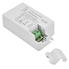 12W 24V Low Voltage LED Driver, Compact ABS, 76x38x23mm