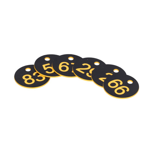 100-Pack Round Beehive Marker Tags ABS 2