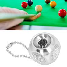 Aluminum Pool Cue Tip Repair Tool – Silver, 40g Billiard Accessory