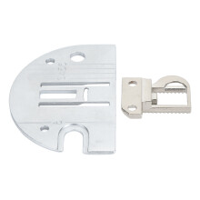 Steel Sewing Needle Plate 317398 with Feed Dog Compatible with Singer Machines