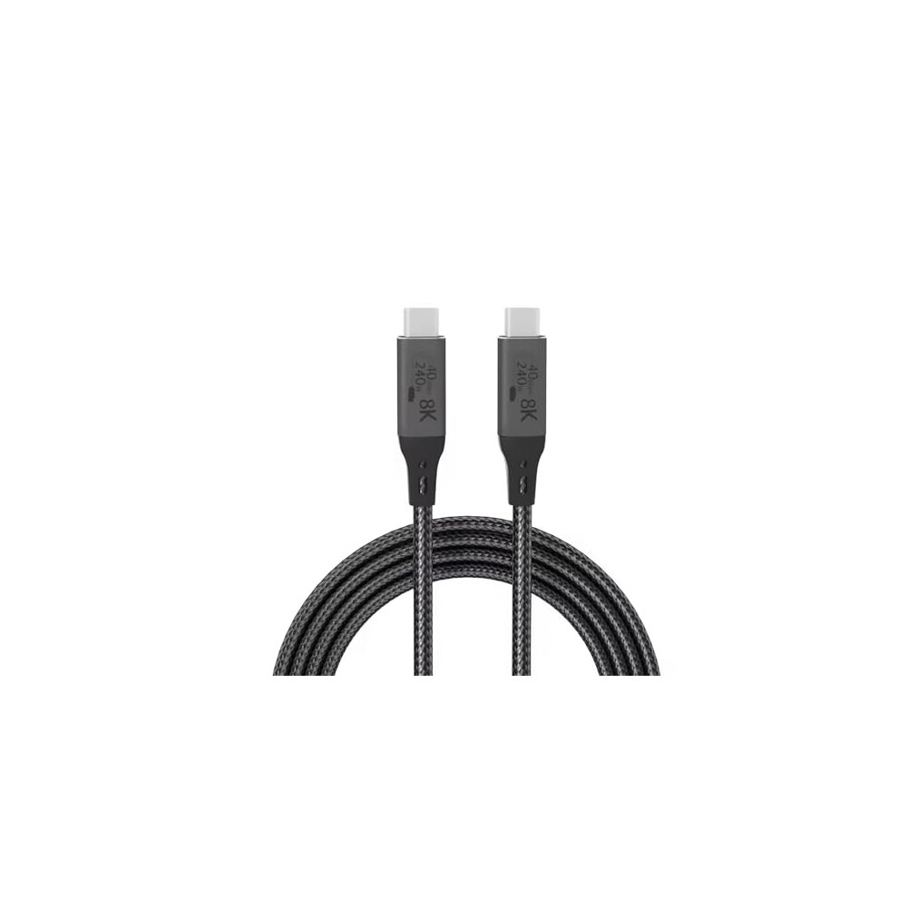 Usb4 Cable 240W Fast Charging Compatible With Thunderbolt 4 48Gbps Data Transfer 8K Video Output 5Ft Durable Design 9330225073710
