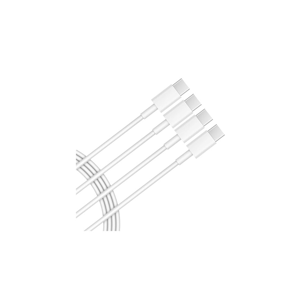 2Pack Usb C Charging Cable 50W Fast Charger 5Gbps Data Transfer Nylon Braided For Samsung S23 Plus 1.5M White 9330225073741