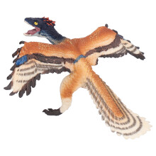 Realistic Archaeopteryx Dinosaur Toy, 13x11x3cm Simulation Model for Kids