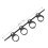 Musician Finger Exerciser Black Large Adjustable Fingertip Stretch Tool 11