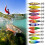 12PCS Realistic Plastic Squid Fishing Lures With Hook Glowing 2