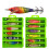 12PCS Realistic Plastic Squid Fishing Lures With Hook Glowing 5