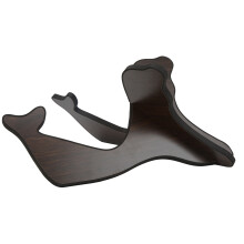 Holz-Ukulele-Ständer Abnehmbarer Displayschiene Tragbarer Saiteninstrumenthalter Schwarz