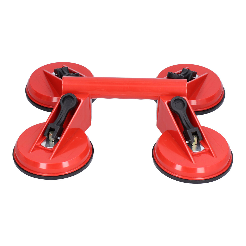 Suction Cup Glass Lifter 4 Pad 120Kg, 32X28x8cm, Black 3031391271738
