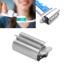 Stainless Steel Toothpaste Squeezer Dispenser Stand Silver 87-139g
