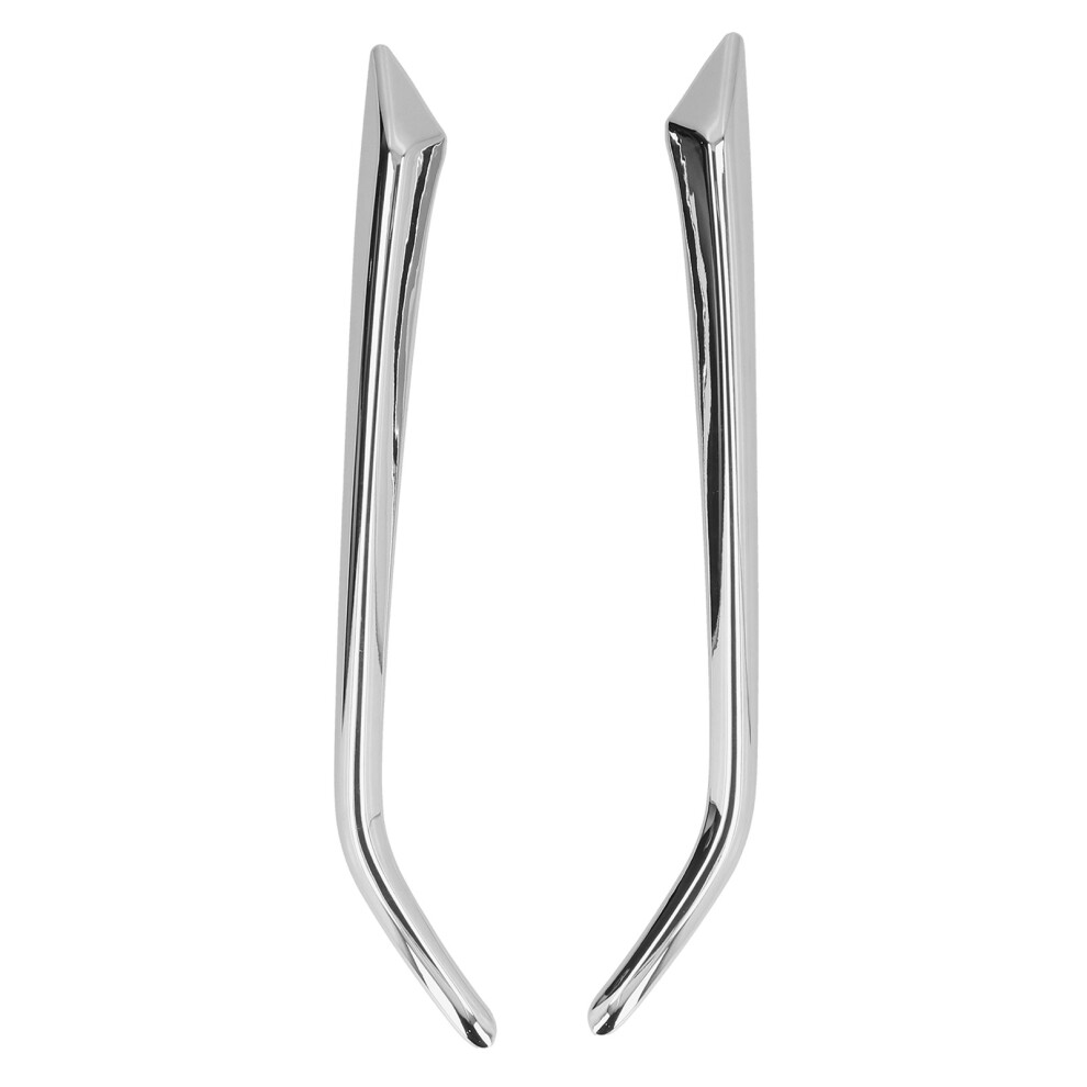 2Pcs Abs Chrome Front Fog Eyelid Trim For Mazda Cxâ3 2015Â2019 Light 8491391273036