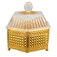 Vintage Sweet Holder, Metal Acrylic Candy Dish