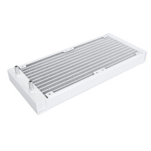 Aluminum Water Cooling Radiator 12 Pipes 277x120x48mm White