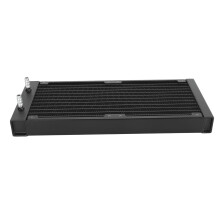 Water Cooling Radiator 12 Pipes Aluminum Alloy 277x120x48mm Black