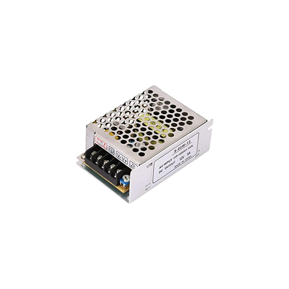 12V 5A Power Supply Ac Dc Converter With Stable Regulated Output For Cctv Led And Industrial Use 9073542762805
