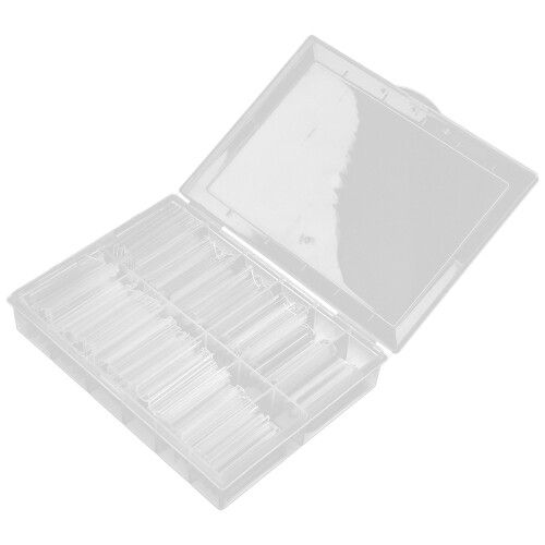 240 Pcs Transparent Artificial Nail Tips, 12 Sizes, ABS Material 2