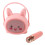 Kids Karaoke Microphone Speaker Set, Pink Rabbit, 2000mAh Battery 2