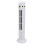 Multifunctional Tower Fan with LED Light, Adjustable Speed, White 14