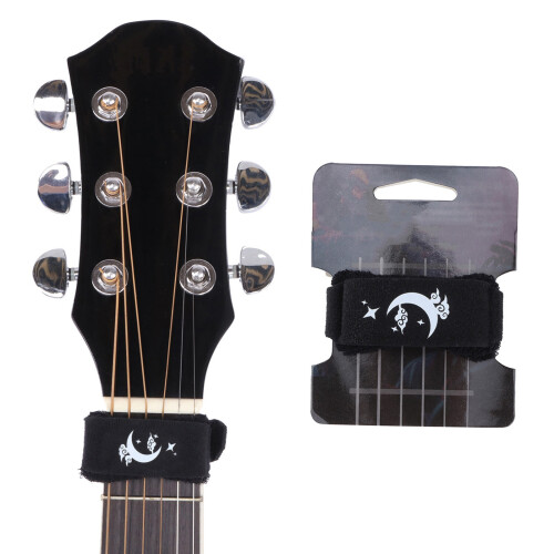 Guitar String Muter Neoprene Stretch Cotton SM-33 Black 2