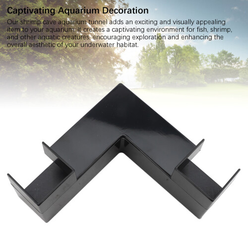 Aquarium Tunnel Shrimp Hide ABS Low Profile