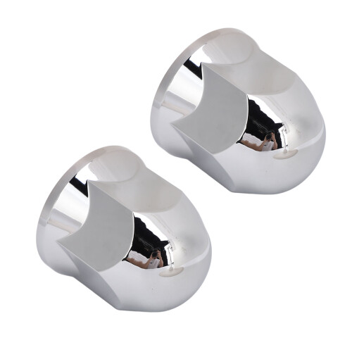 33mm Chrome Lug Nut Covers 20Pcs for Trucks & Trailers