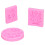 6PCS Pink Silicone Marine Shell Cake Molds, Flexible Baking Tools 4