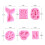 6PCS Pink Silicone Marine Shell Cake Molds, Flexible Baking Tools 5