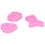 6PCS Pink Silicone Marine Shell Cake Molds, Flexible Baking Tools 8